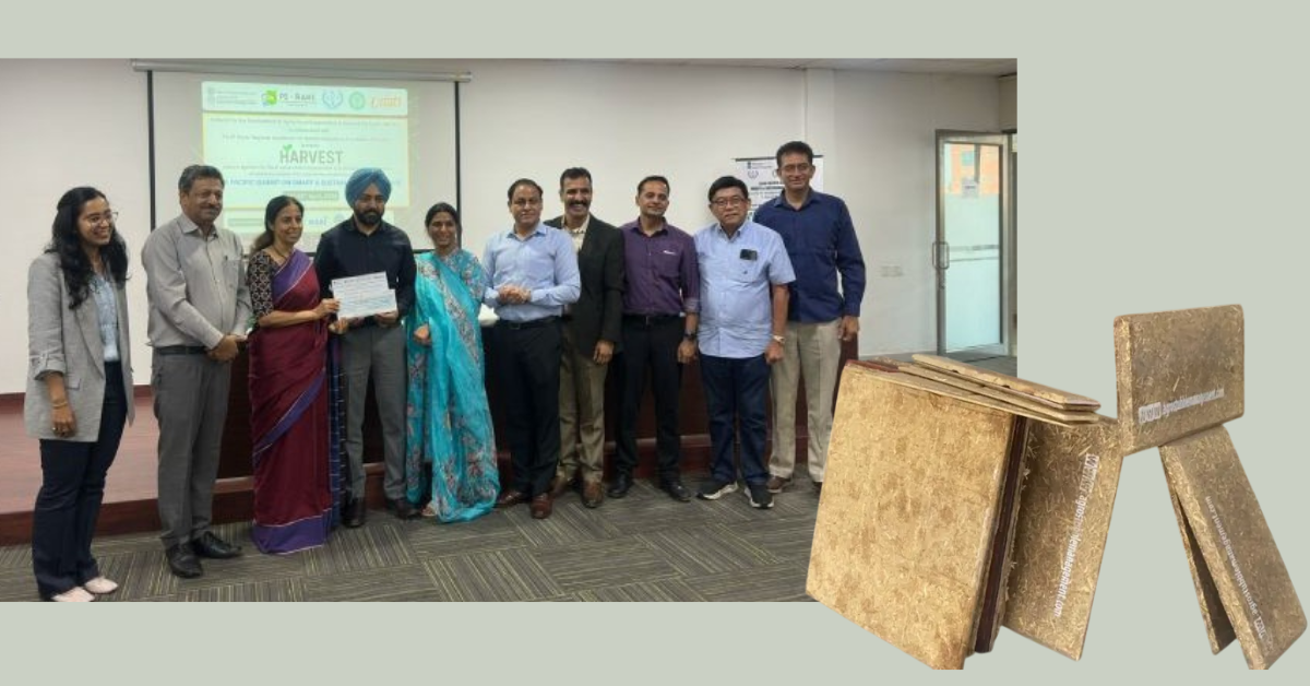 PAU, PABI , Agro Stubble Management , Harvest Challenge 2025 , CRM , Innovation , Startup Success, Eco Friendly , Stubble Solution , Punjab Agriculture , Green Future No Stubble Burning , Eco Tiles , Sustainable Development , Circular Economy