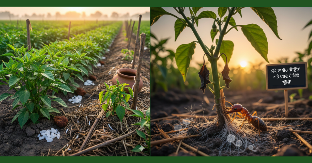 Natural Farming,Organic Pesticide,Alum for plants,Termite control tips,Fungus treatment in crops,Wilting in plants,Innovative FarmersAssociation,Agriculture tips Punjab