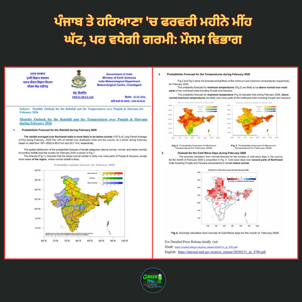 February 2026 Weather Punjab Haryana Punjab & Haryana Weather Outlook February 2026: Less Rainfall & Warmer Days