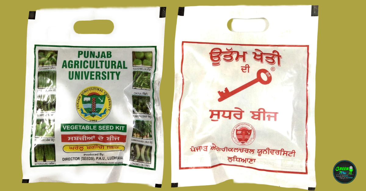 PAU seed kits, vegetable seeds Punjab, summer kharif seeds, kitchen garden kits, fodder seeds PAU, nutrition kits, Amandeep Singh Brar, PAU Ludhiana seeds.,