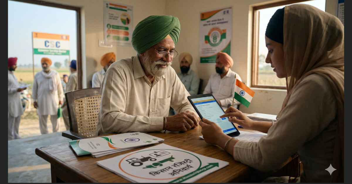 PM Kisan Yojana, Farmer Registry, PM Kisan mandatory update, Unique Farmer ID, farmer database, CSC center registration, Punjab agriculture, farmer benefits, ਪੀ.ਐਮ. ਕਿਸਾਨ ਯੋਜਨਾ, ਫਾਰਮਰ ਰਜਿਸਟਰੀ, ਕਿਸਾਨ ਰਜਿਸਟ੍ਰੇਸ਼ਨ, ਯੂਨੀਕ ਫਾਰਮਰ ਆਈ.ਡੀ., ਕੇਂਦਰੀ ਡਾਟਾਬੇਸ, ਕਾਮਨ ਸਰਵਿਸ ਸੈਂਟਰ, ਪੰਜਾਬ ਖੇਤੀਬਾੜੀ, ਕਿਸਾਨ ਲਾਭ