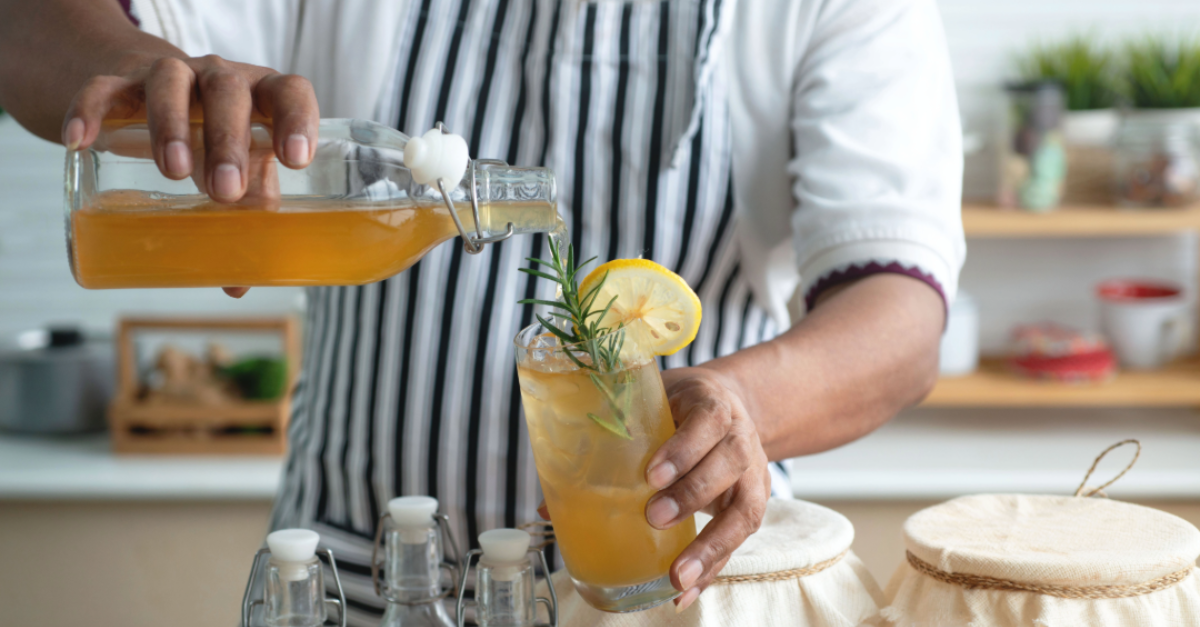 Kombucha tea, Probiotic drinks, Gut health, PAU Ludhiana, Healthy summer beverages, SCOBY, Fermented tea, Natural carbonated drinks, ਕੋਂਬੂਚਾ ਚਾਹ, ਪ੍ਰੋਬਾਇਓਟਿਕ ਪੇਅ, ਪੇਟ ਦੀ ਸਿਹਤ, ਪੀ.ਏ.ਯੂ. ਲੁਧਿਆਣਾ, ਗਰਮੀਆਂ ਦੇ ਸਿਹਤਮੰਦ ਤੋਹਫ਼ੇ, ਸਕੋਬੀ, ਫਰਮੈਂਟਿਡ ਚਾਹ।