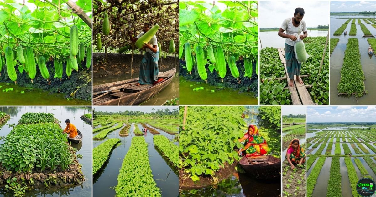 ਬੰਗਲਾਦੇਸ਼ ਵਿੱਚ ਤੈਰਦੀ ਖੇਤੀ ਬਾਇਰਾ (Floating farming in Bangladesh Baira)