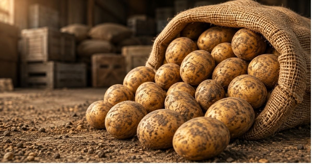 Old potatoes chemically treated to look new
